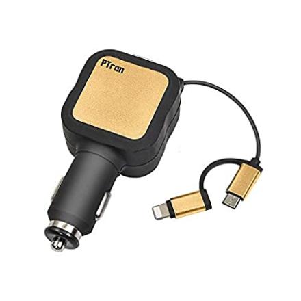 PTron Dynamite - 4.8A Dual USB Car Charge
