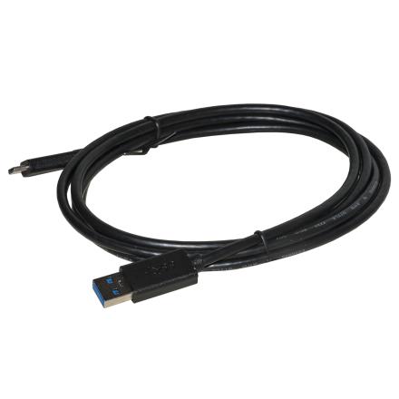CAVO USB 3.0 A MASCHIO - USB-C PER RICARICA E SCAMBIO DATI IN RAME GUAINA MT 1,8