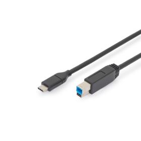 CAVO USB 2.0 CONNETTORI A-B, LUNGHEZZA MT. 1,80 COLORE NERO