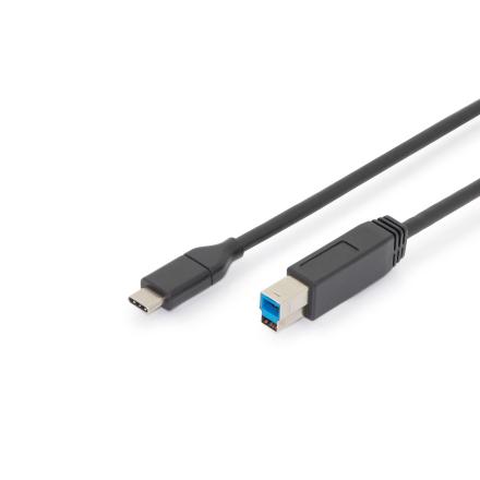 CAVO USB 2.0 CONNETTORI A-B, LUNGHEZZA MT. 1,80 COLORE NERO