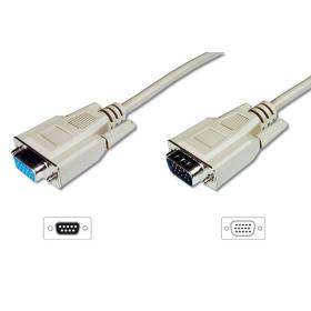 CAVO PROLUNGA MONITOR VGA SCHERMATO M/F DA 3 MT