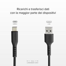 CAVO DATI  USB 2.0 A TYPE-C , 1,5M COLOR