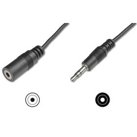 CAVO STEREO 3.5 MM. PROLUNGA SCHEDA AUDIO PER CUFFIE/CASSE MASCHIO/FEMMINA MT1.5