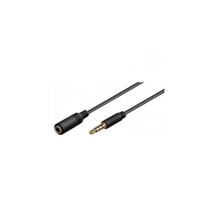 CAVO PROLUNGA AUDIO 3.5 MM 4 POLI M/F PROLUNGA PER CUFFIE/MICROFONO