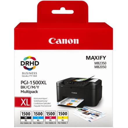 CANON PGI-1500XLYMULTIPACK BK/M/C/Y