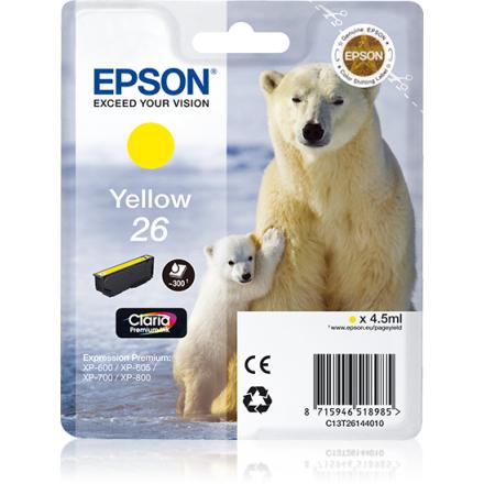 EPSON XP-510/600 CART. T2614 GIALLO ORSOPOLARE