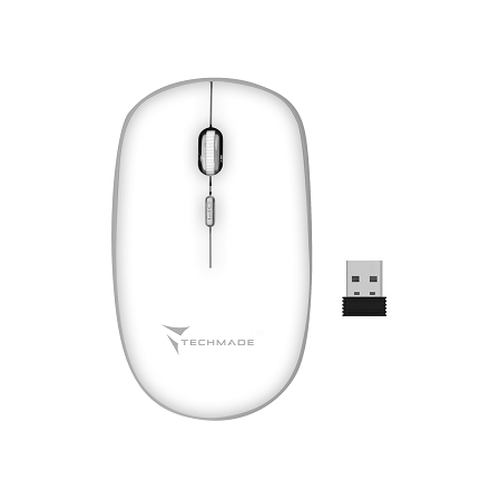 TECHMADE MOUSE WIRELESS BIANCO