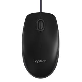 LOGITECH MOUSE OEM OTTICO NERO USB B100