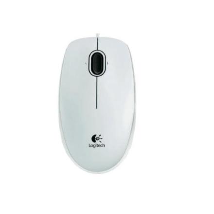 LOGITECH MOUSE OEM OTTICO BIANCO USB B100