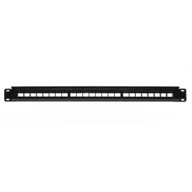 PANNELLO PATCH VUOTO COLORE NERO 24 PORTE