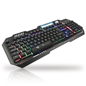 TECHMADE TASTIERA METAL GAMING CON LED RGB