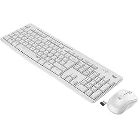 LOGITECH WIRELESS MOUSE E TASTIERA MK295 WHITE