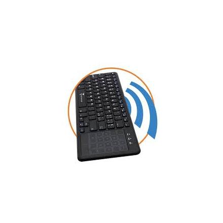 TASTIERA WIRELESS CON TOUCHPAD NERA