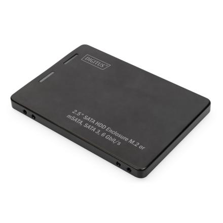BOX ESTERNO 2,5" SATA HDD M.2 O mSATA SATA 3 6 Gbit/s, FINO A 520 MB/s