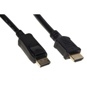 CAVO DISPLAYPORT 1.2 - HDMI¨ 1.4 4Kx2K 30 HZ CONTATTI DORATI MT 1