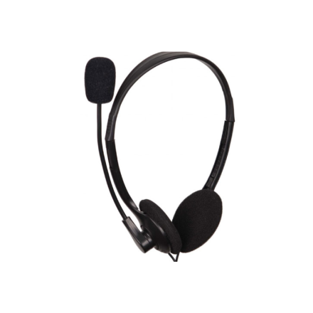 CUFFIE STEREO CON MICROFONO - VOLUME CONTROL