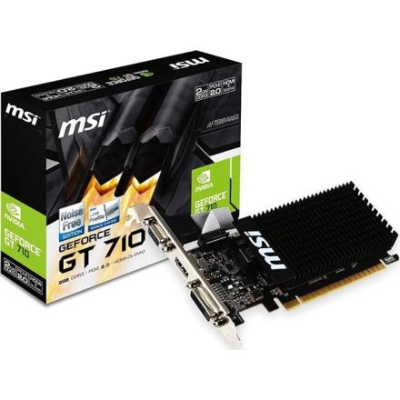 VGA MSI LOW PROFILE 2GB DDR3 NVIDIA GEFORCE GT 710