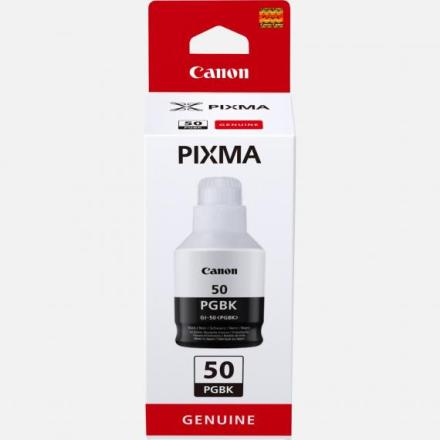 CANON GI-50PGBK NERO 3386C001 ORIGINALE FLACONE DI INCHIOSTRO NERO