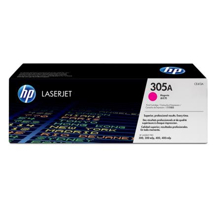 HP ORIGINALE TONER MAGENTA CE413A 305A  2600 pag