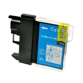 BROTHER CARTUCCIA COMPATIBILE CIANO LC980/LC1100 PER MFC-6490CW/DCP-385C