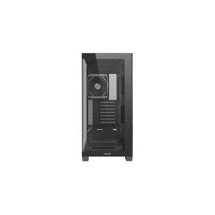 CASE NOUA IRON VK100 E-ATX 12*FAN FRONT & SIDE GLASS BLACK