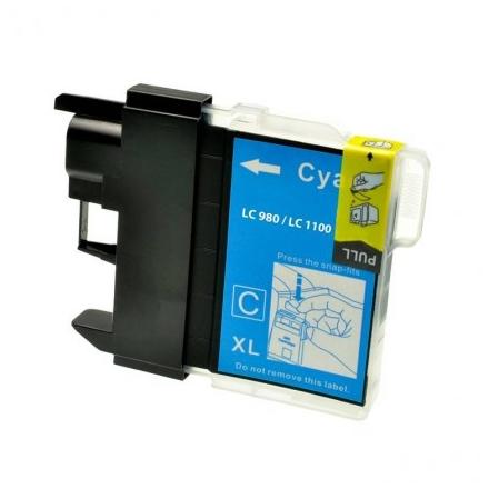 BROTHER CARTUCCIA COMPATIBILE CIANO LC980/LC1100 PER MFC-6490CW/DCP-385C