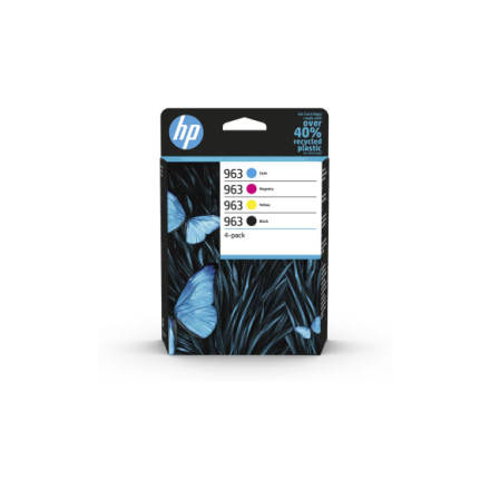 HP 6ZC70A3 CARTUCCIA MULTIPACK ORIGINALE 963 BK + COLORE