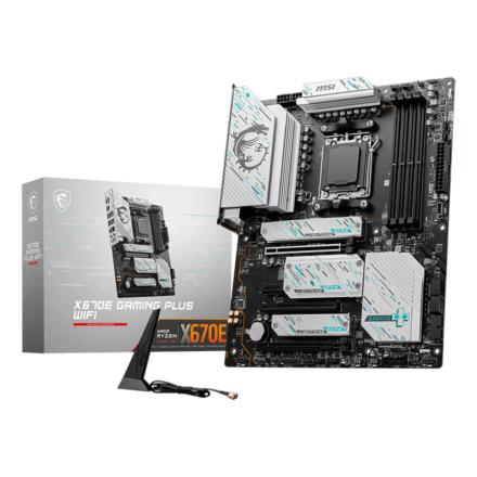 MSI  MB X670, X670E, GAMING PLUS, AM5, 4DDR5, 3PCI-EX16