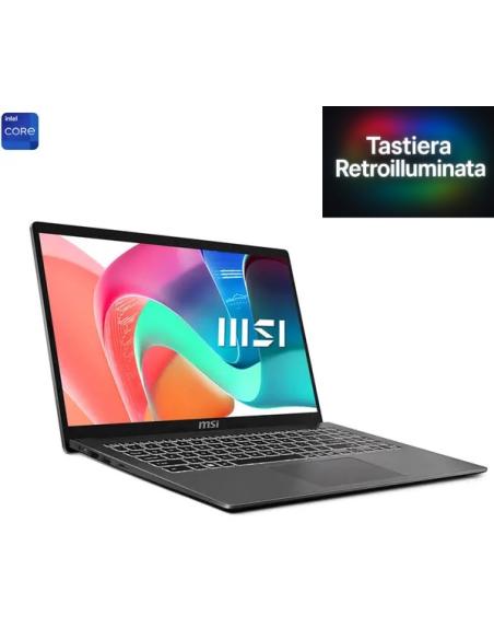NB MSI lcd ips 15,6" full hd cpu Intel i5-1355U ram 16gb ssd 512gb freeDos