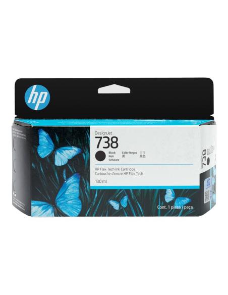 HP 738 - 130 ml - nero - originale - DesignJet - cartuccia d'inchiostro 498N4A