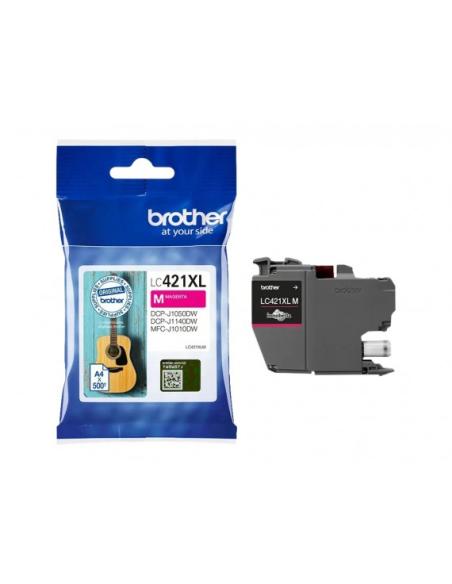 ORIGINALE BROTHER LC421XLY MAGENTA ALTA CAPACITA'  500 PAGINE