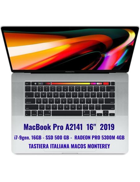 REF. APPLE MACBOOK 16" A2141 I7-9 16GB SSD500GB AMD RADEON PRO 5300M 4GB