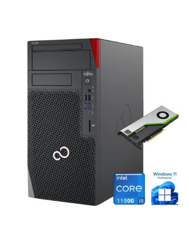 REFURB. WS FUJITSU Celsius W5010  i9-10900 32GB SSD 1TB NVMe P2200 5gb Win 11pro