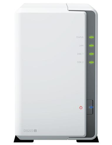NAS Synology DiskStation DS223j 2xHdd3.5"/2.5" ddr4 1GB-1Pgigabit 2xUSB3.2