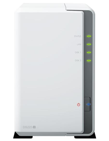 NAS Synology DiskStation DS223j 2xHdd3.5"/2.5" ddr4 1GB-1Pgigabit 2xUSB3.2