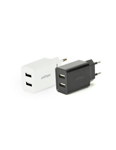CARICATORE USB UNIVERSALE A 2 PORTE 2.1A