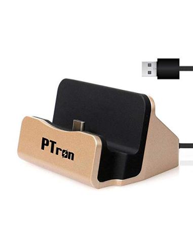 PTron Cradle - Type C Pin Dock Gold