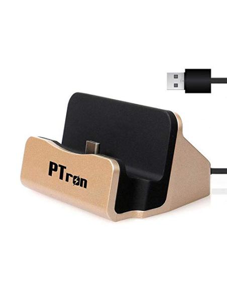 PTron Cradle - Type C Pin Dock Gold