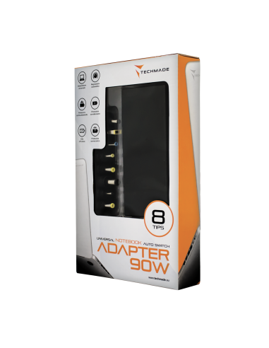 ALIMENTATORE UNIVERSALE PER NOTEBOOK 90W