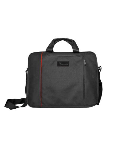 TECHMADE BORSA PER NOTEBOOK IN NYLON 15.6" BLACK/RED