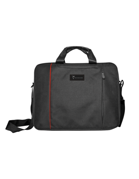 TECHMADE BORSA PER NOTEBOOK IN NYLON 15.6" BLACK/RED