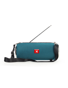 TECHMADE GEMBIRD CASSA SENZA FILO PORTATILE CON ANTENNA GREEN