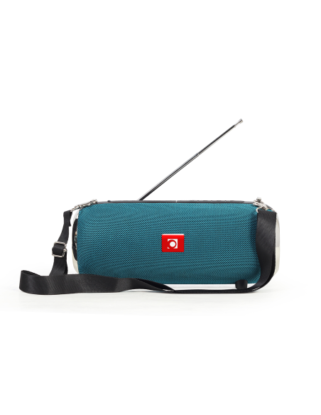 TECHMADE GEMBIRD CASSA SENZA FILO PORTATILE CON ANTENNA GREEN