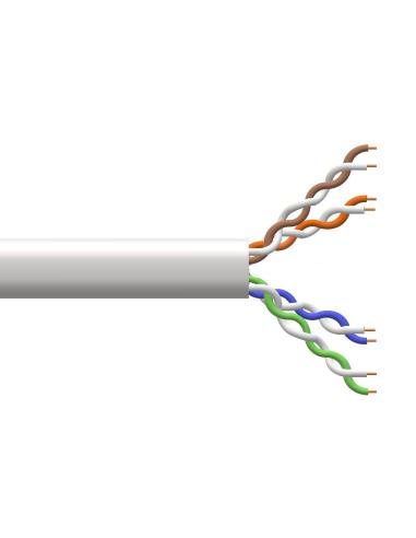 CAVO SOLIDO UTP PER RETI CATEGORIA 5E LSZH IN RAME MATASSA MT 305 CLASSE CPR ECA