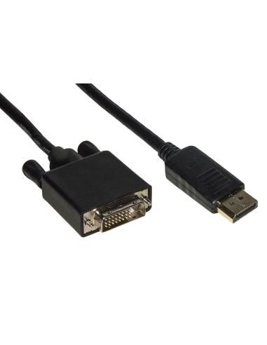 CAVO DISPLAYPORT 1.2 MASCHIO - DVI MASCHIO CONTATTI DORATI MT. 2