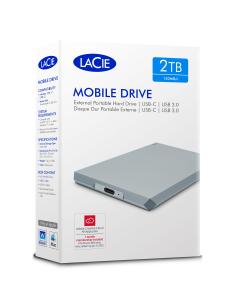 HDD LACIE 2TB 2,5 USB 3.0/ USB-C  SIAE INCLUSA