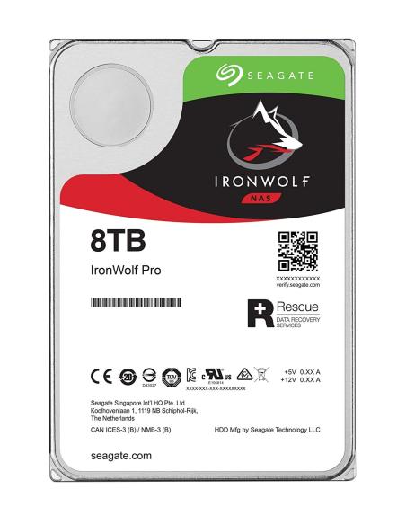 HDD SEAGATE 8TB 7200RPM SATA3 256MB IRONWOLF