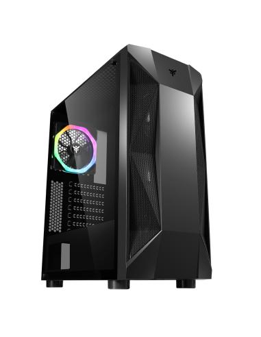 Case THE ROCK EVO - Gaming Middle Tower, USB3, 12cm ARGB fan, Side Panel Temp G