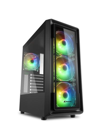 SHARKOON CASE VETRO TEMP 4X120 ARGB FAN ARGB