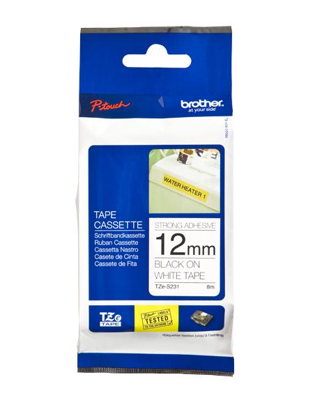 BROTHER TZE231 NASTRO 6MM NERO / BIANCO